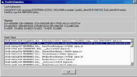   EXCEPTION_POINTERS