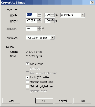  Convert to Bitmap